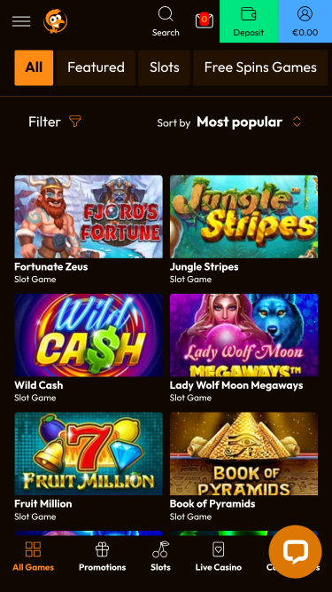 Emu Casino Mobile Games