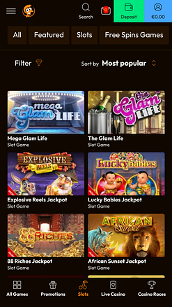 Emu Casino Mobile Jackpot
