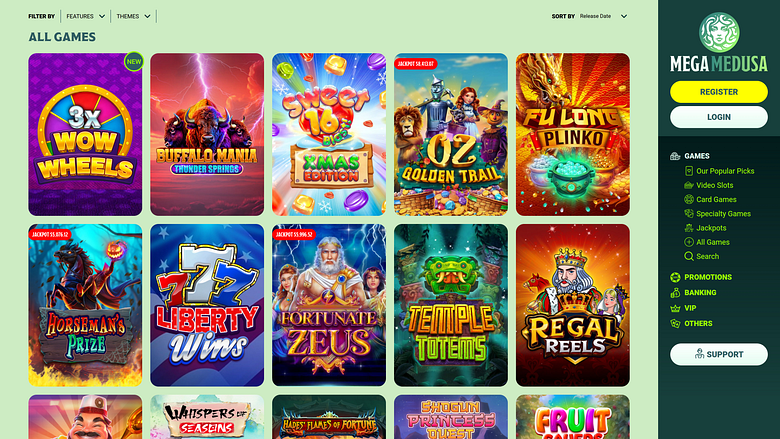 Mega Medusa Casino Desktop Games