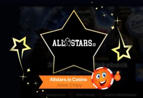 Allstars.io Casino Joins Chipy: 10,000+ Games, 15 Allstars Originals, and Seven Loyalty Ranks image