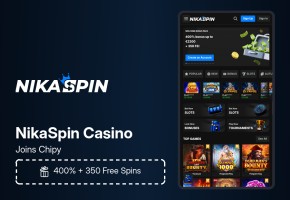 NikaSpin Casino Joins Chipy: A 400% Welcome and a Lucky Box Shop image