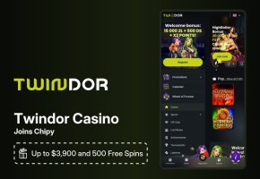 Twindor Casino Joins Chipy: Loot Boxes, a Wheel of Fortune and Seven VIP Tiers image