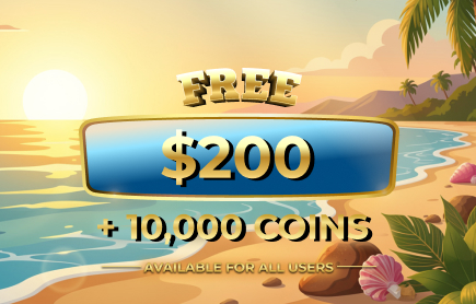FREE Raffle Aug 2026: $200 + 10,000 Coins