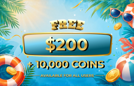 FREE Raffle July 2026: $200 + 10,000 Coins