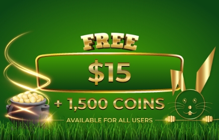 Rabbit`s Foot Sweepstake 2022: $15 + 1,500 Coins image